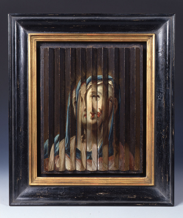 Guido Reni zugeschrieben: Riefelbild Maria, Öl auf Holz, Italien, 17. Jhdt. © Rheinisches Bildarchiv, Helmut Buchen, Anna Wagner